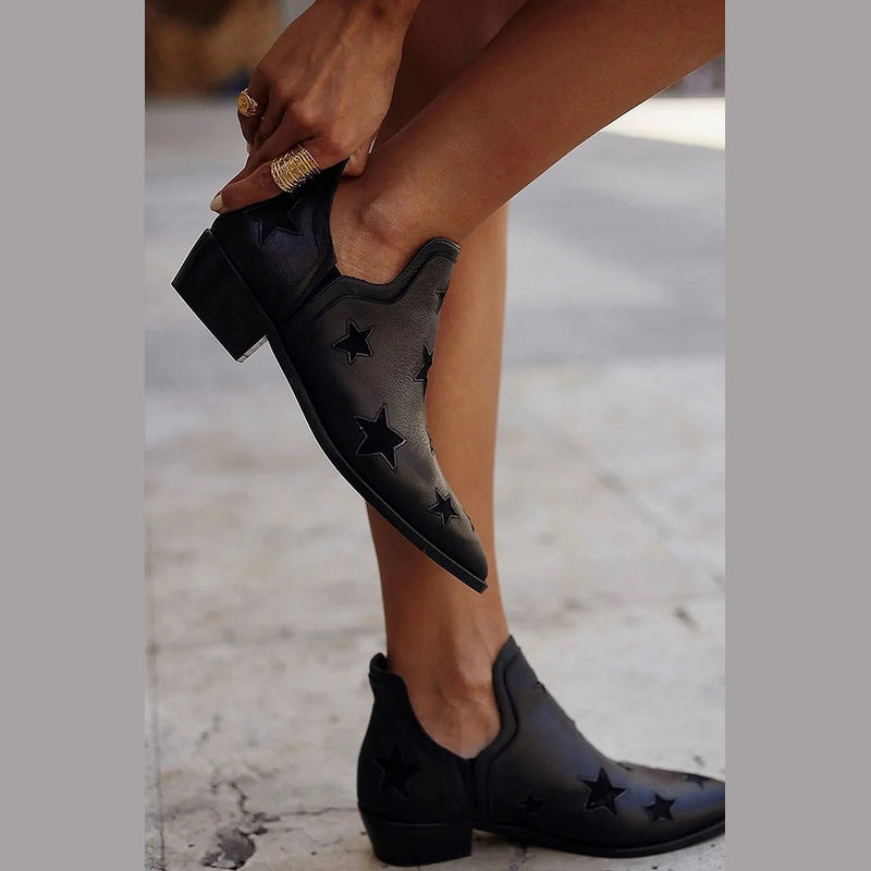 STELVIA | STIVALETTI TEXANI CON STELLE