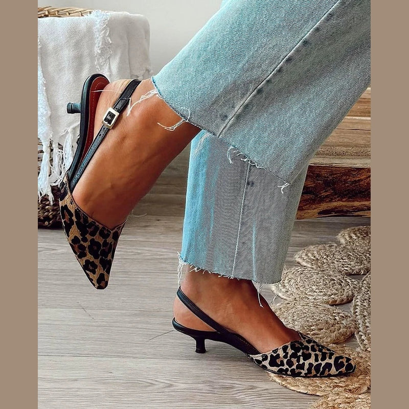 SERENA | SLINGBACK ANIMALIER