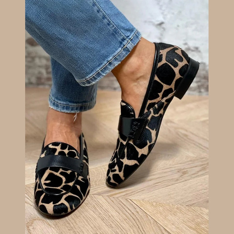 SOFIA | MOCASSINI ANIMALIER