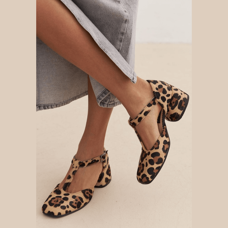MARGHERITA | SCARPE T-STRAP ANIMALIER