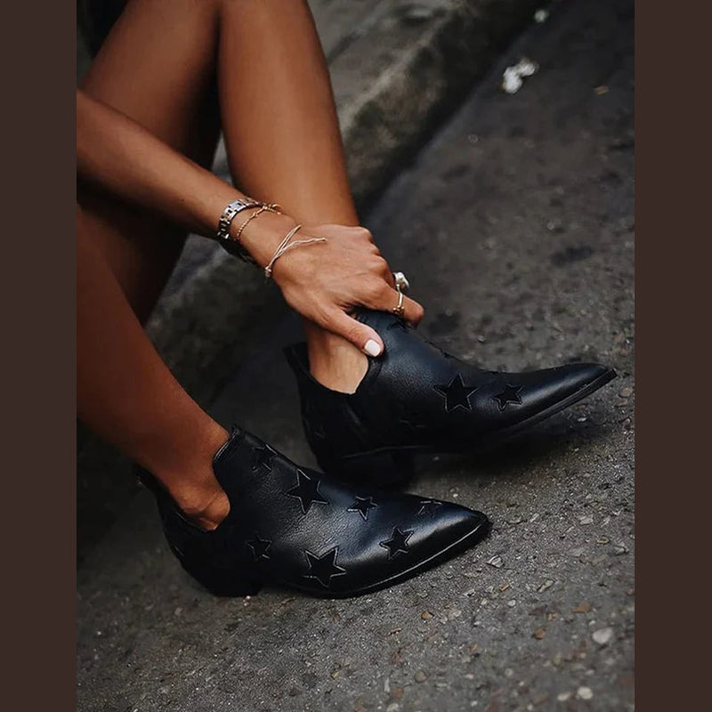 STELVIA | STIVALETTI TEXANI CON STELLE