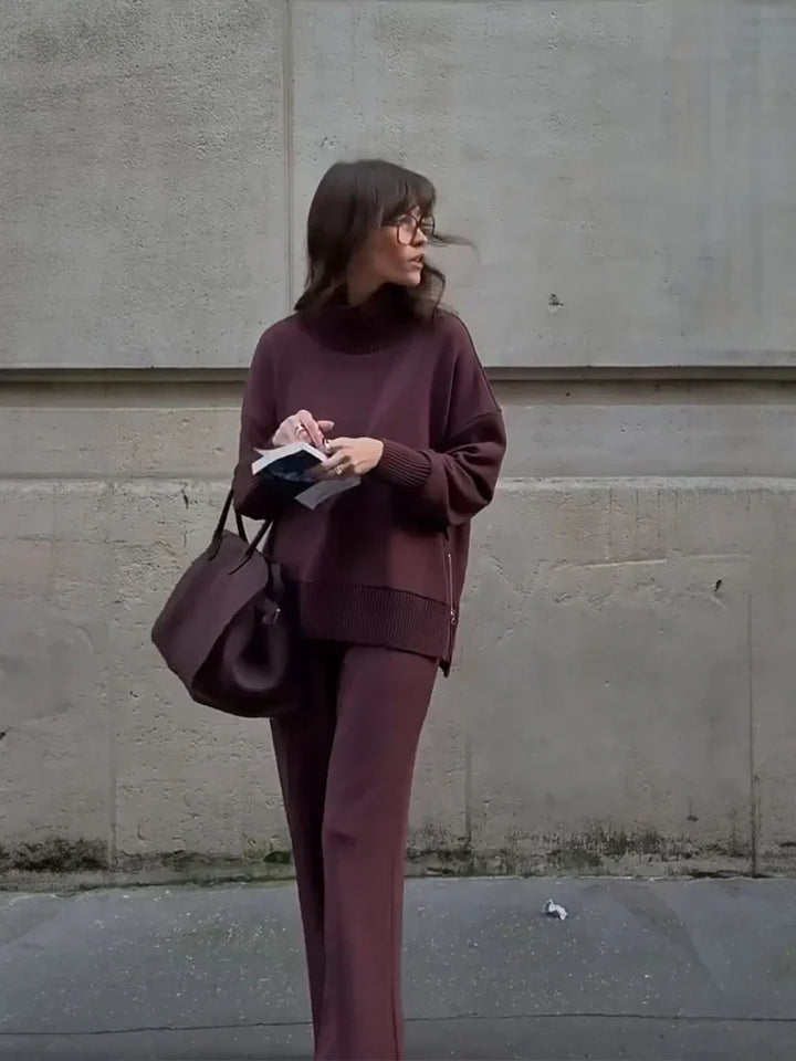 Serena - Completo coordinato di felpa dal taglio ampio