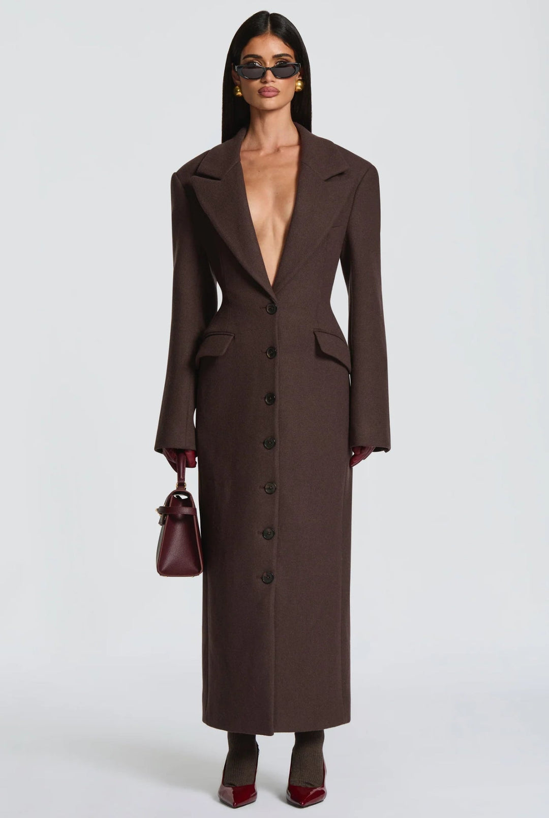 Cappotto ANGELICA lungo grigio