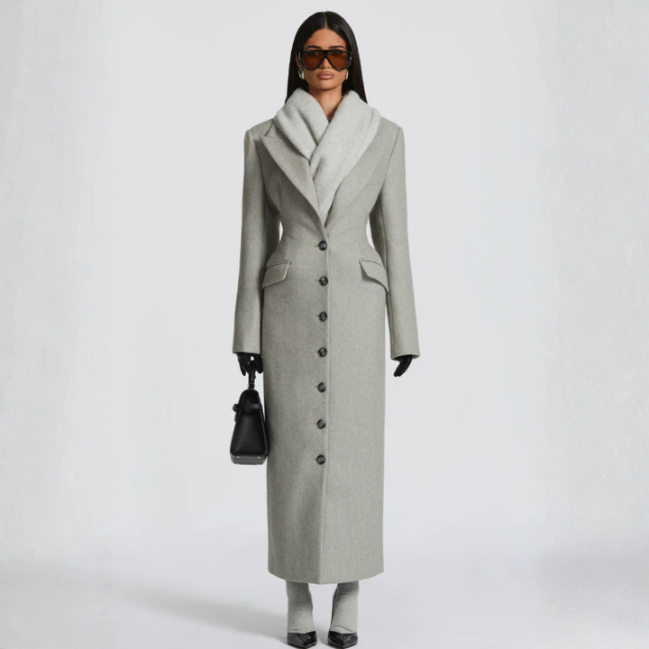 Cappotto ANGELICA lungo grigio