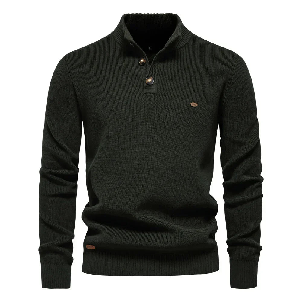 Konrad | Pullover da uomo elegante con design a bottoni