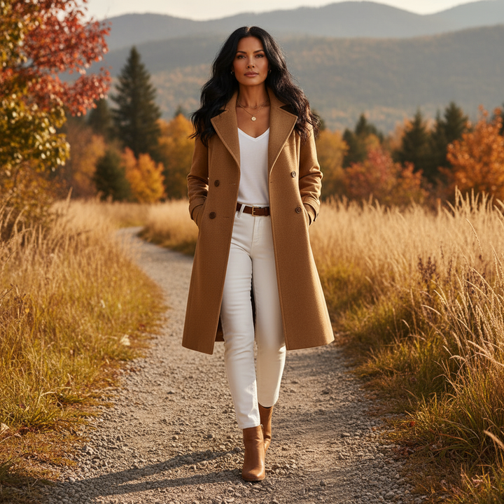 Gabriela — Cappotto classico in lana di qualità superiore