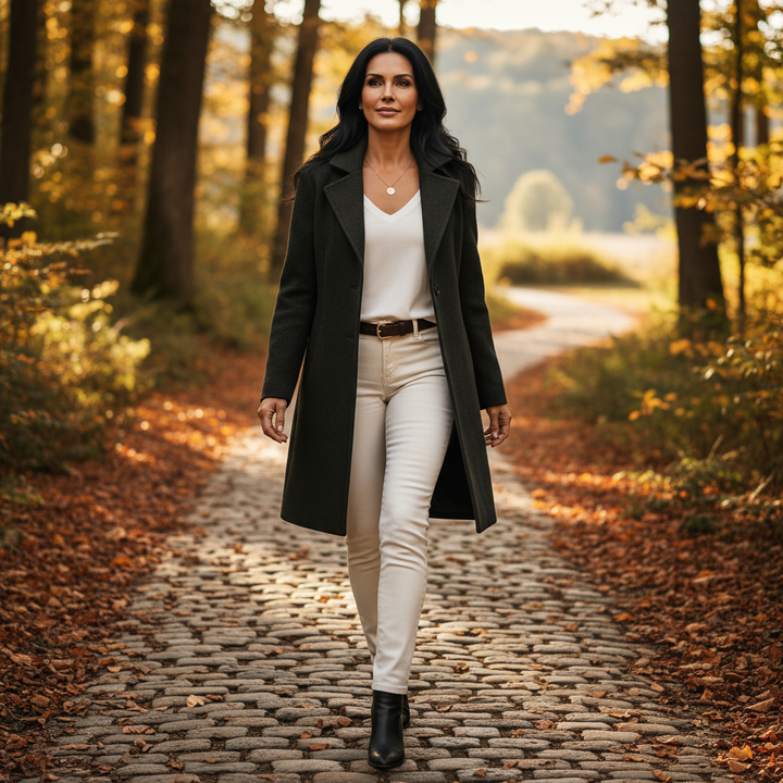 Gabriela — Cappotto classico in lana di qualità superiore