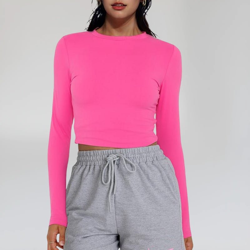 Maglia a maniche lunghe essenziale