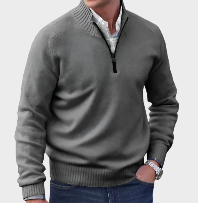 Malik | Maglione elegante con zip